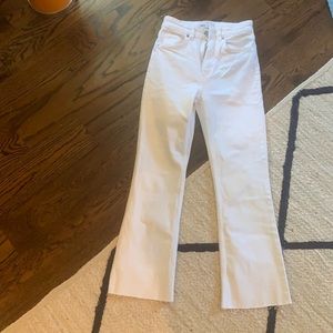 Zara Mid Rise Flare Jeans